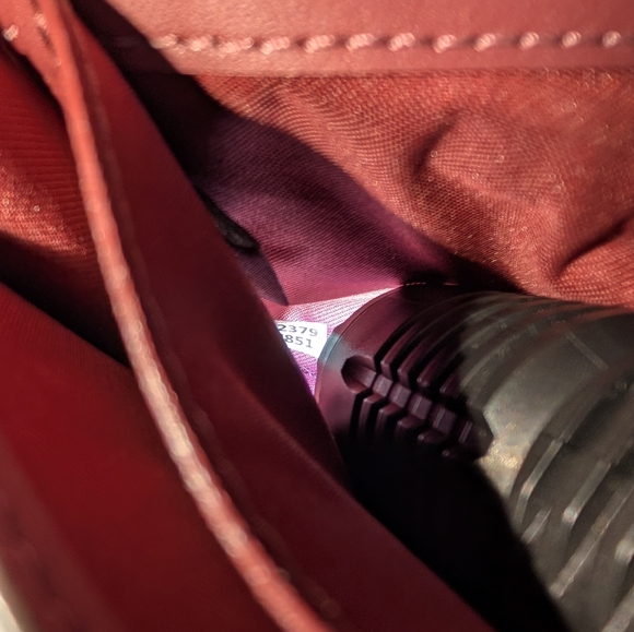 Coach 1941 Collection Fuschia Leather Crossbody with Silver Studs - Picture 8 of 10